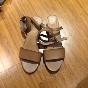 J Crew ankle strap sandals